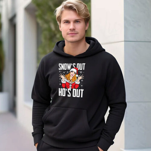 Santa Girl Snows Out Hos Out Christmas Hoodie 500x500 Santa Girl Snow’s Out Ho’s Out Christmas Hoodie