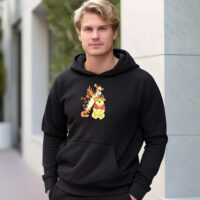 Vintage Winnie The Pooh And Tiger Hoodie