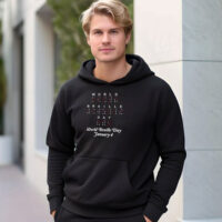 World Braille Day January 4 Hoodie