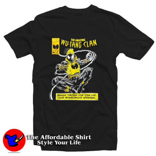 Wu Tang SpiderMan Collab T Shirt 500x500 Wu Tang SpiderMan Collab T Shirt