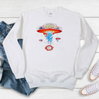 Boston Band Poster Spaceship Rock Band Sweatshirt