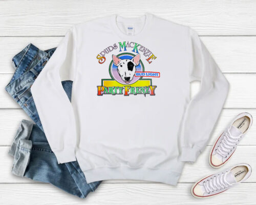 Spuds Mackenzie Bud Light Sweatshirt 500x400 Spuds Mackenzie Bud Light Sweatshirt